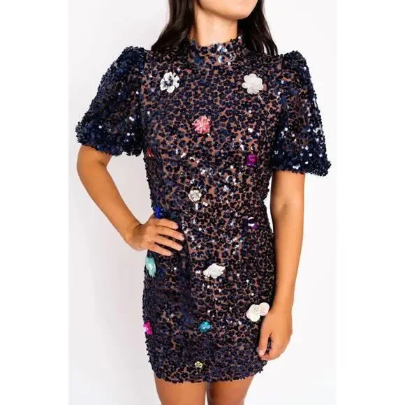 Queen Of Sparkles Sequin Mini Dress - Picture 7 of 12